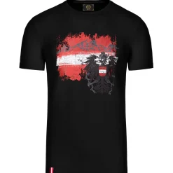 Zillertaler Trachtenwelt Kinder T-Shirt "Adler Österreich", Schwarz Discount
