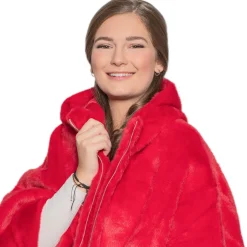 Zillertaler Trachtenwelt Kuscheljacke "Penelope", Rot Hot