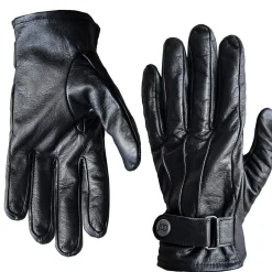 Zillertaler Trachtenwelt Lederhandschuhe, Schwarz Best