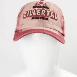 Zillertaler Trachtenwelt Schildkappe “Zillertal”, Rot Discount