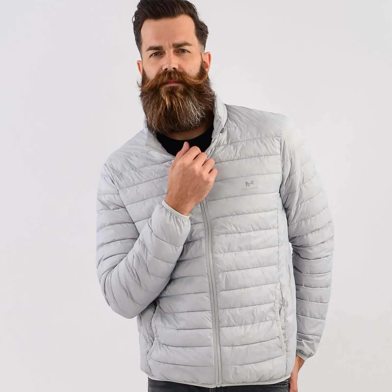 Zillertaler Trachtenwelt Unisex Daunen-Optik-Steppjacke, Grau Shop