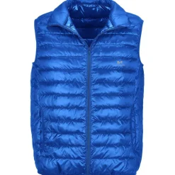 Zillertaler Trachtenwelt Unisex Daunen-Optik-Steppweste, Blau Cheap